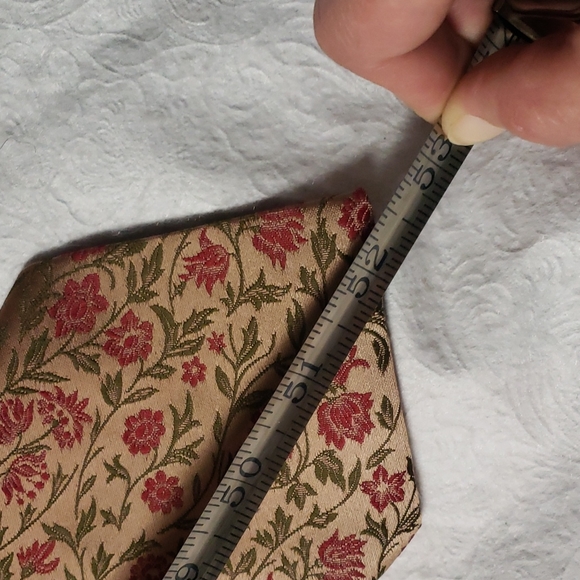 Vintage Mid-century King Diewiener Krawatte Trevira 4" XWide Necktie - Picture 10 of 11